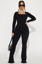 Audrey Snatched Jumpsuit - Black