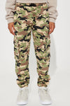 Mini Camo Fleece Joggers - Camouflage