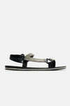 All Good Here Flat Sandals - Black