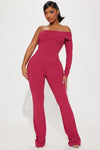 Viola Jumpsuit  - Raspberry