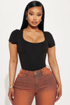 Joseline Crop Top - Black