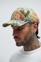 Rarest Rose Tapestry Snapback Hat - Multi Color