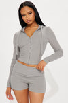 Maggie Short Set - Heather Grey