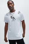 Lost Angeles LA Short Sleeve Tee - White