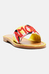 Summer Abroad Sandals - Yellow/combo