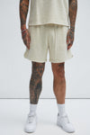 Jordan Textured Volley Shorts - Off White