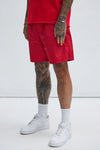 Bro Down Shorts - Red