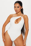 Nancy One Shoulder Bodysuit - Ivory