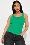 Kennedi Tank Top - Kelly Green