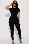 Malia Snatched Jumpsuit - Black