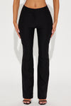 Janice Straight Leg Trouser - Black