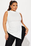 Harmony Sleeveless Top - Ivory