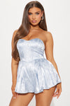 Princess Dreams Romper - Light Blue