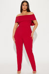 The Best Gift Jumpsuit - Red