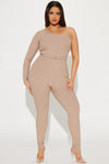 Staci Jumpsuit - Mocha