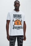 Mine Your Own Business Short Sleeve Tee - White