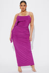 Calling My Name Maxi Dress - Magenta