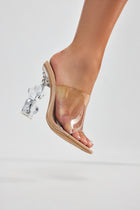 Hottest Vibe Heels - Clear