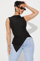 Harmony Sleeveless Top - Black