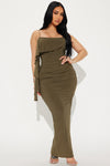 Calling My Name Maxi Dress - Olive