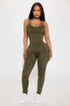 Claudia Elevate Active Legging - Olive