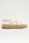 Sunny Days Ahead Flatform Sandals - Ivory