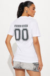 Team Zero Fucks Tshirt - White