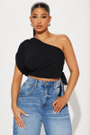 Sweetest Touch Blouse Top - Black