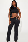 Rebel Behavior Pant Set - Black