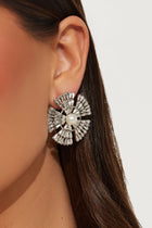 Big Celebration Stud Earrings - Silver