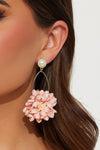 Spring Fever Floral Earrings - Pink/combo