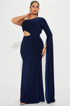 Not The Drama Gown - Navy