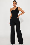 Stay Away Jumpsuit - Black