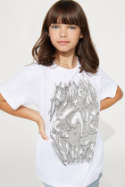 Mini Resilience Chrome Graphic Tee - White