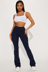 Tall Adriana Flare Pant - Navy