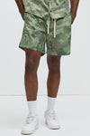 Donwood Camouflage Warm Up Shorts - Camouflage