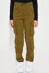 Mini Big Hunt Twill Cargo Pants - Olive