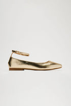 Half Of Me Flats - Gold