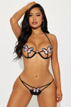 Teresa Butterfly 2 Piece Set - Black