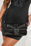 Park Avenue Zipper Handbag - Black