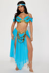 Show Me The Sky Princess 4 Piece Costume Set - Blue/Gold