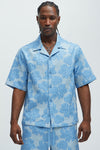 Bartlett Jacquard Shirt - Blue/combo