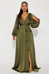 Belle Maxi Dress - Olive