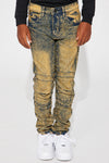 Mini Stretch Denim Skinny Jeans - Vintage Blue Wash