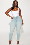 History In The Making Stretch Shaping Skinny Jeans - Vintage Wash