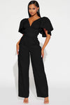 Brunch Gal Jumpsuit - Black