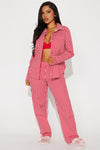 Chill Era 3 Piece Poplin PJ Pant Set - Red/combo