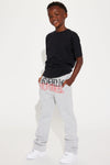 Mini Originals Tyson Skinny Flare Sweatpant - Heather Grey