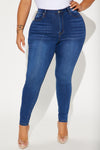 Imani Stretch Skinny Jeans - Dark Wash