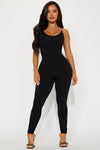 Beatrix Seamless Jumpsuit - Black